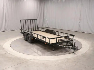 6 X 16 Carry-On Tandem Utility 7K Pipe Top Trailer