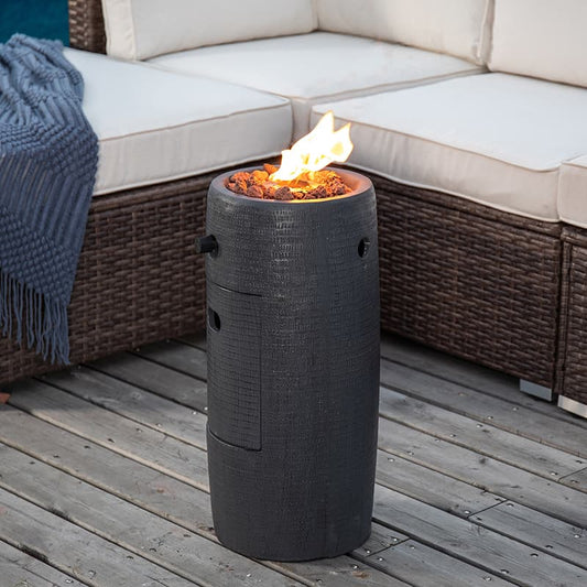 Sonder Column Propane Fire Pit Built in Tank